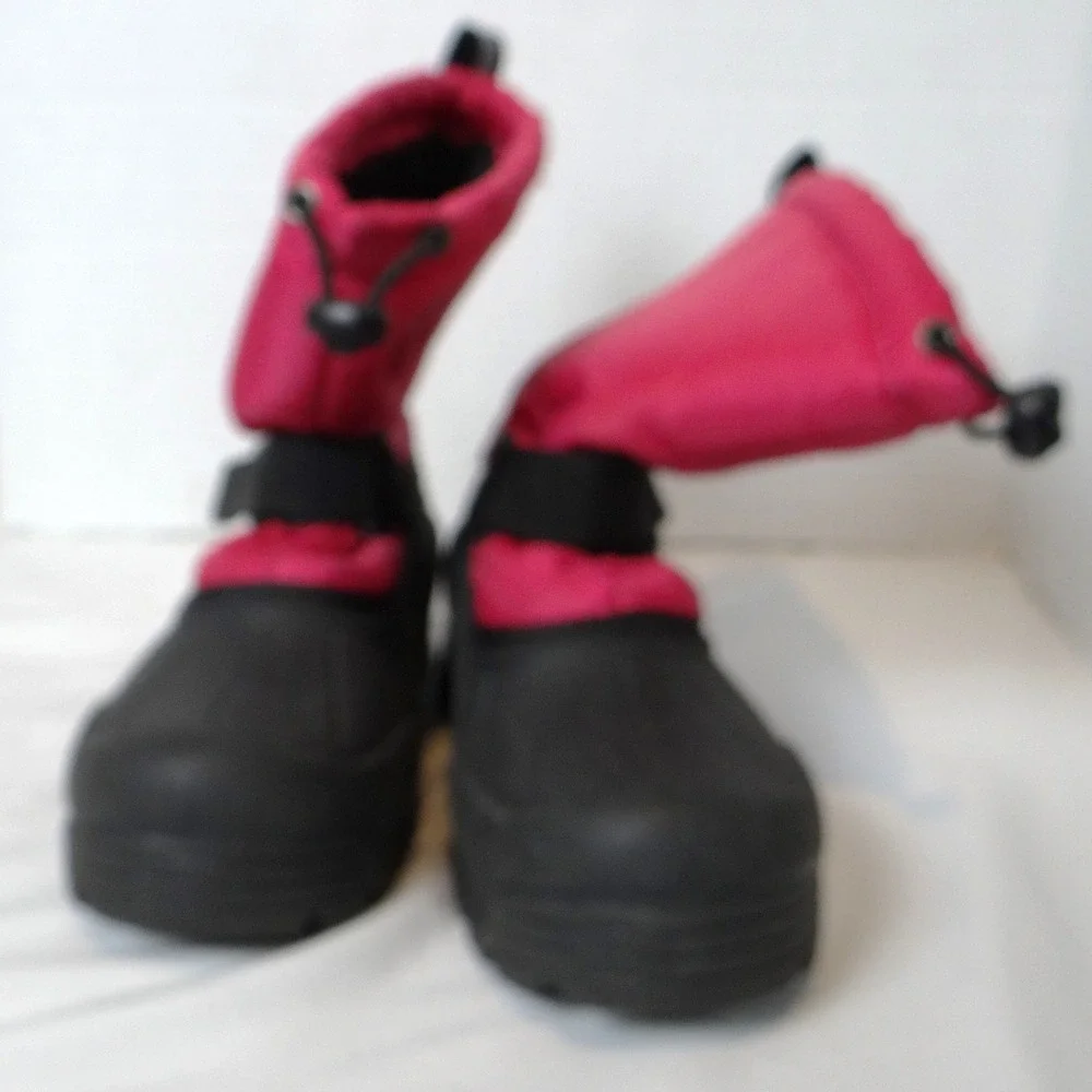 Northside Kids Pink Black Thinsulate Insulated Winter Snow Boots Size‎ 3